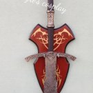 Fantasy Sword witch king witchking lord of the Rings with plaque nazgul lotr Fantasy Sword witch king witchking lord of the Rings with plaque nazgul lotr