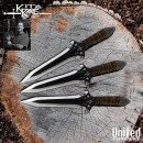 KIT RAE HELLHAWK TRIPLE THROWER SET 24.8 CM, BLACK
