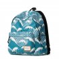 Surf Style Rucksack with Light Blue Gabric,School Bag All Day Bag College Bag Gift for Girl