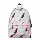 Girl’s Patterned Retro Backpack with Durable Material,All Day Storage Travel Bag Fashion Caual Bag
