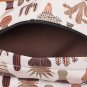 Desert Style Backpack Floral Fabric,Easy-Grip Carry Handle School Bag Day Bag College Bag