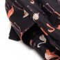 Flamingo Backpack with Handy Internal Storage,Retro Style Rucksack Comfort All Day Bag