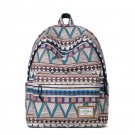 Aztec Style Backpack with Zipped Closure,Comfortable Carry Handle Day Bag Breathable School Bag