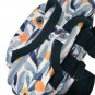 Artistic Orange Backpack Breathable Fabric Travel Bag Comfort-Fit Shoulder Straps Day Bag