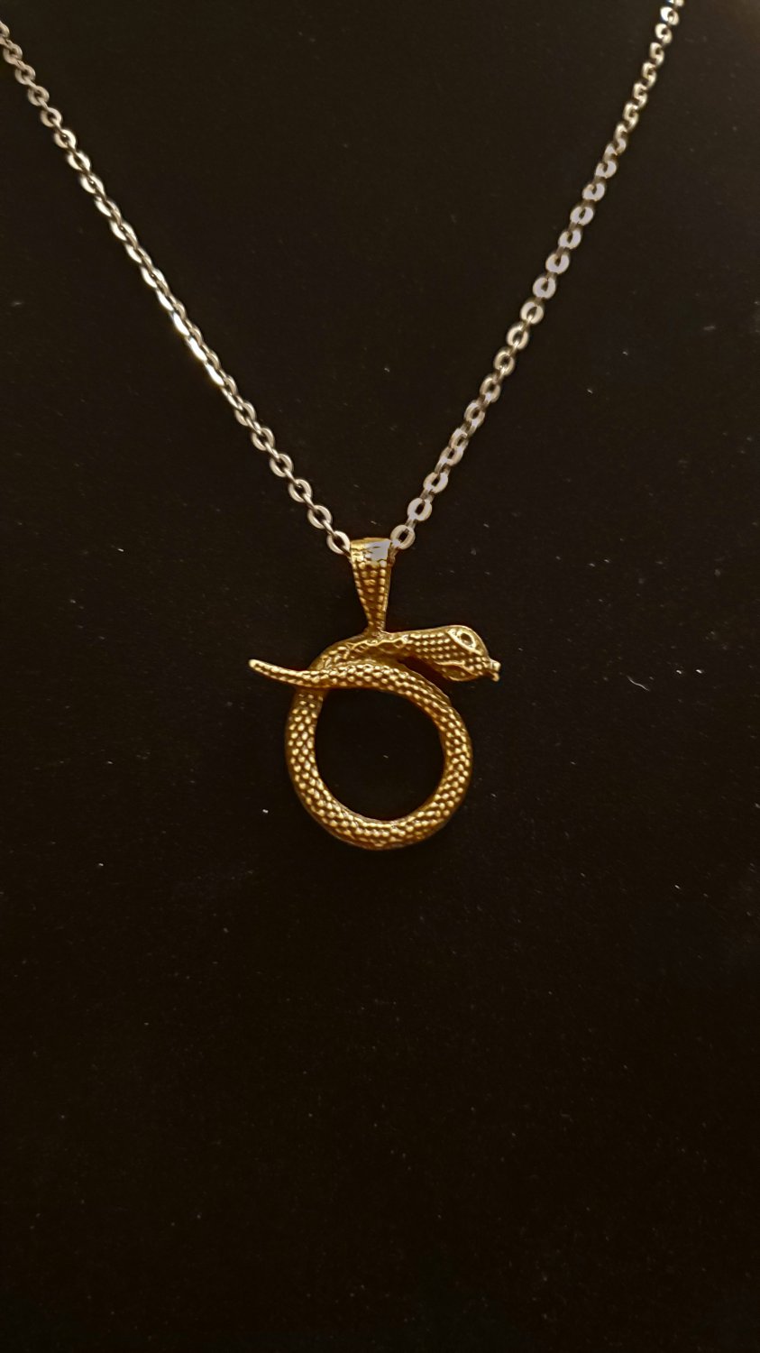 Bronze Snake Necklace