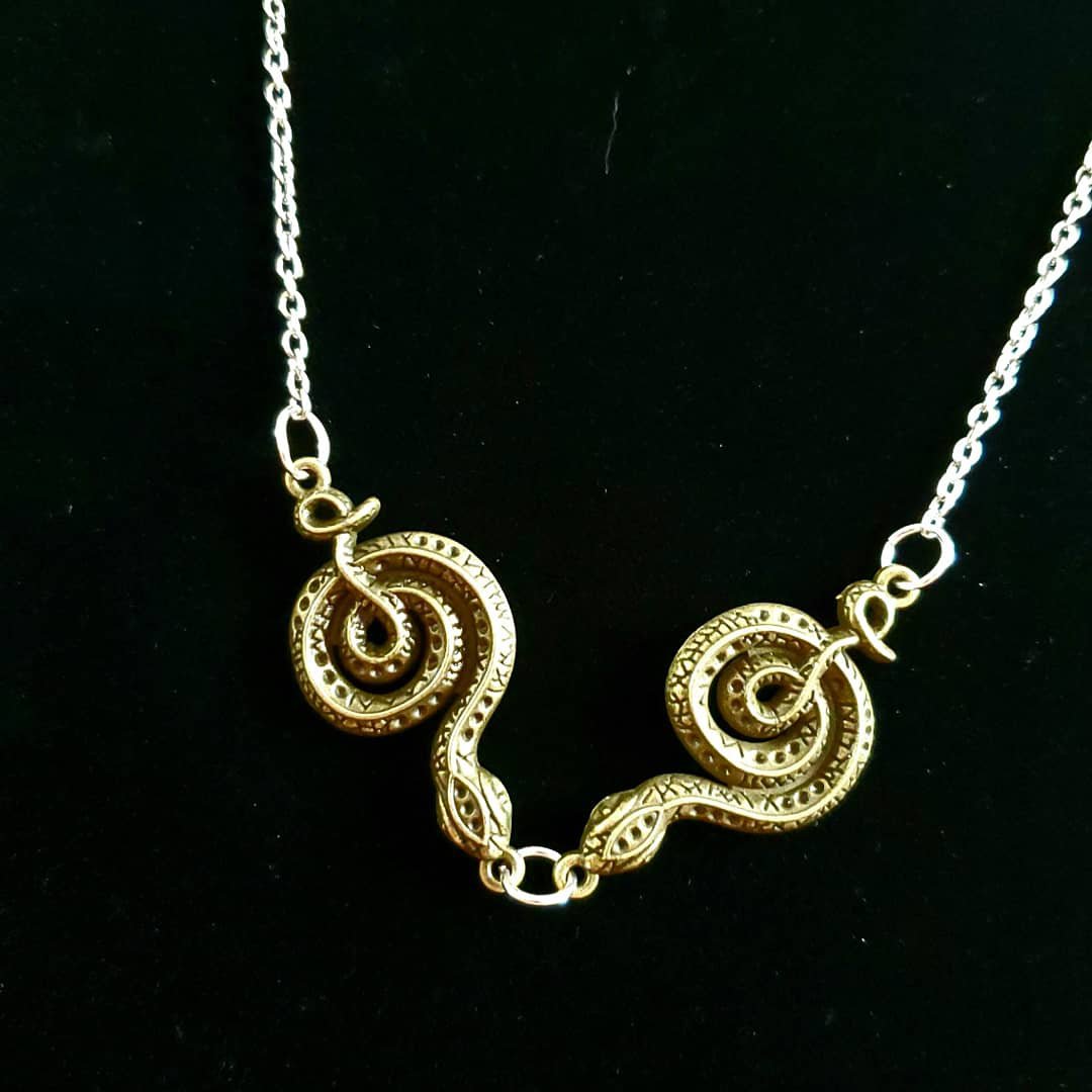 Double Snake Necklace