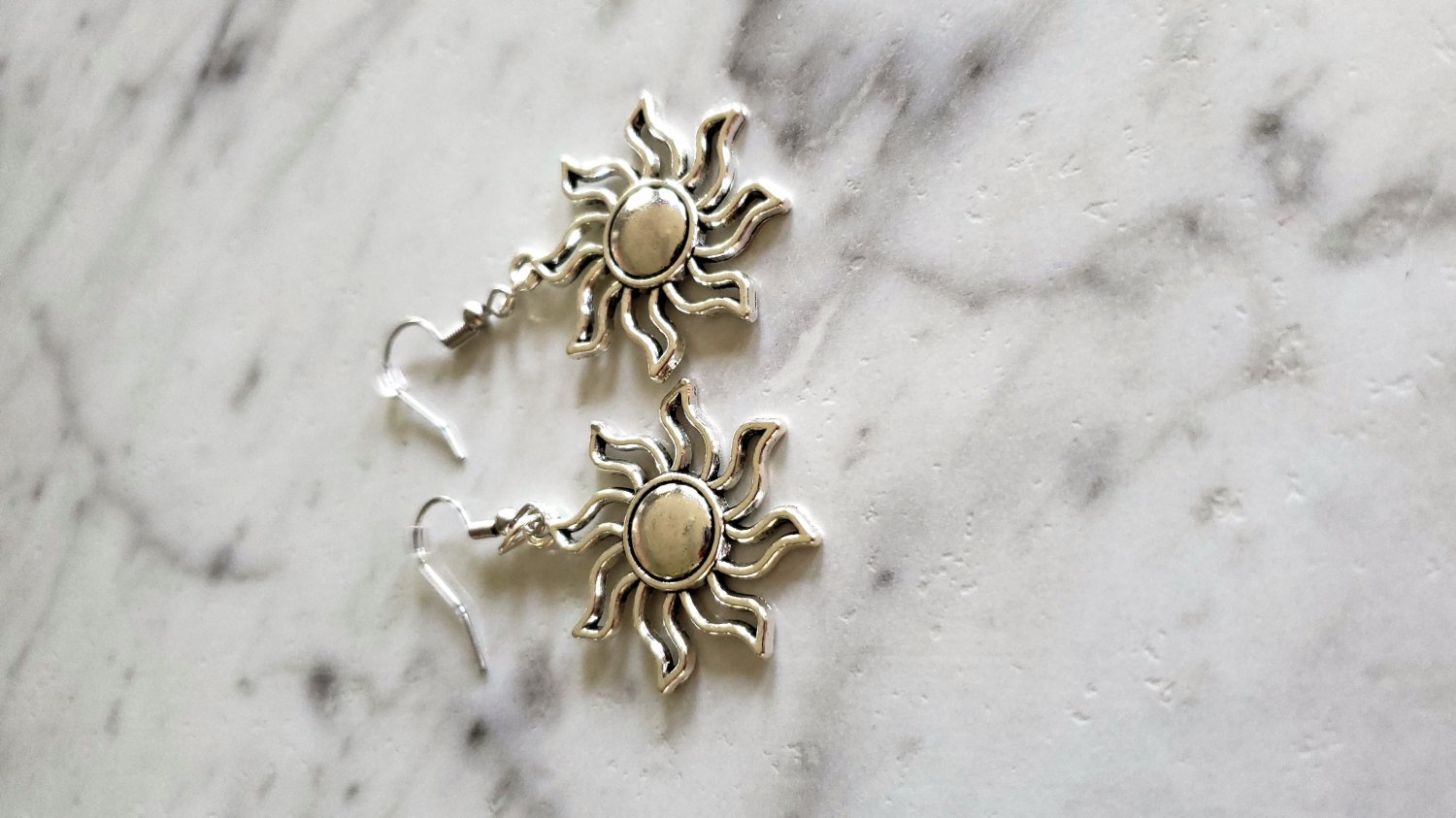 Large Sun Earrings