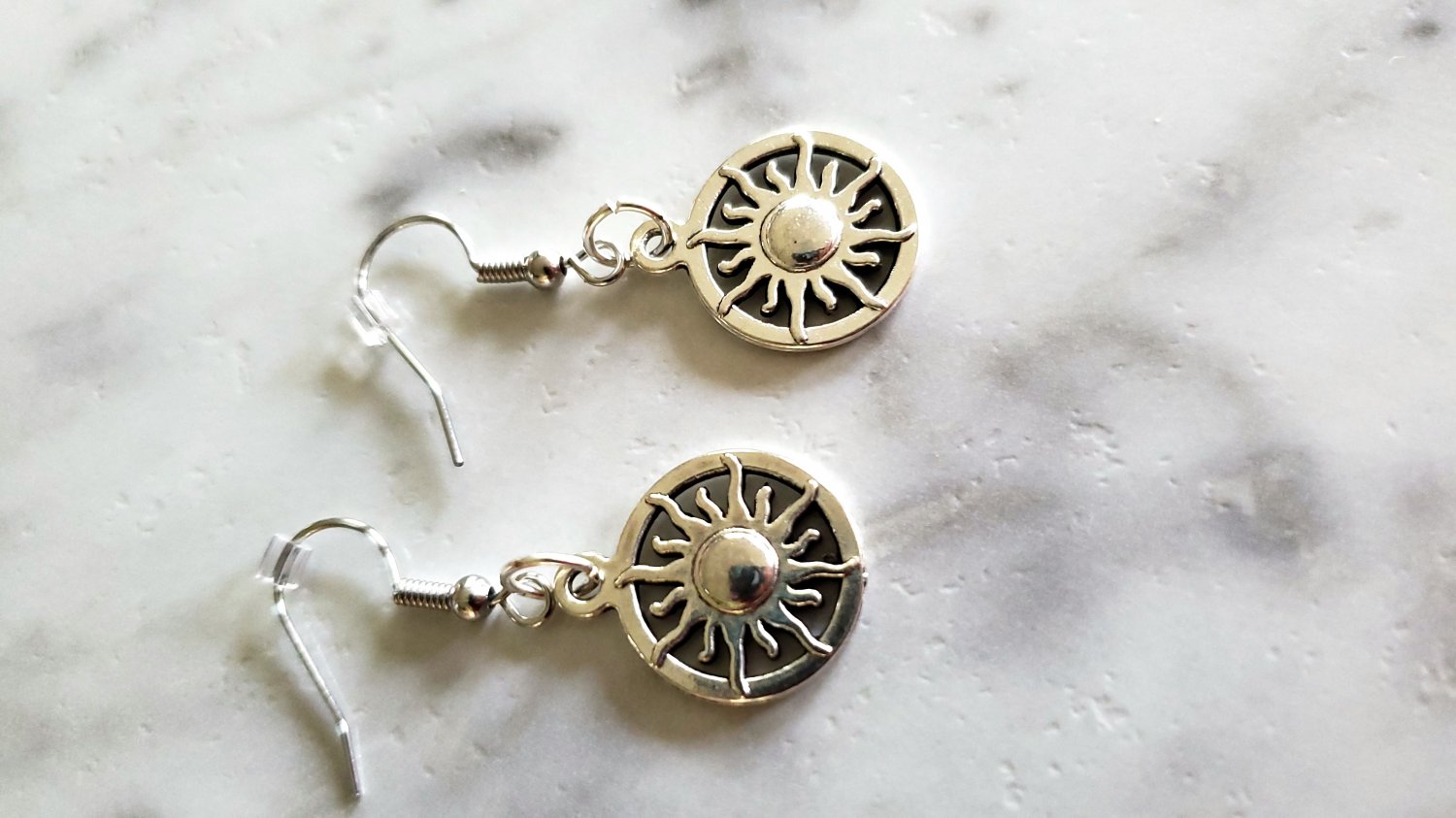 Sun Earrings Design #3