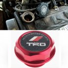 Red TRD Toyota Racing Development Engine Oil Filter Valve Cover Gasket Cap Aluminum 12180-0H012