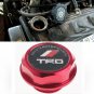 Red TRD Toyota Racing Development Engine Oil Filter Valve Cover Gasket Cap Aluminum 12180-0H012