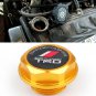 Gold TRD Toyota Racing Development Engine Oil Filter Valve Cover Gasket Cap Aluminum 1218028021