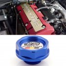 Blue Mugen Acura Honda Engine Oil Filter Valve Cover Gasket Cap Aluminum 15610PCXA01