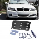Front Bumper Tow Hook License Plate Mounting Bracket Holder For BMW 3-Series 06-13 M3 E90