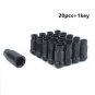 Muteki SR48 Titanium M12x1.5 48mm Open Ended Racing Wheel Rim Lug Nuts Tuner For Toyota Honda