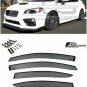 For 15-Up Subaru WRX STi JDM Injection Side Window Visors Durable Rain Guard