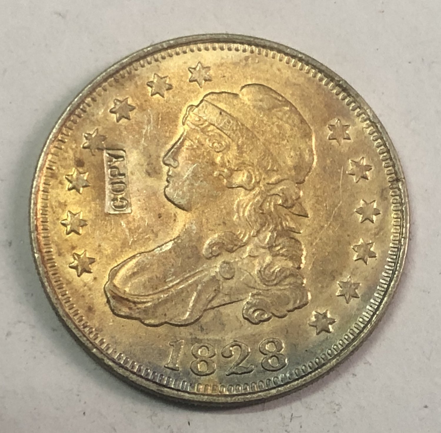 1828 United States 25 Cents "Liberty Capped Bust Quarter Dollar" Copy Coin