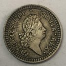 1722 Rosa Americana Colonials Two Pence Silver Plated Copy Coin
