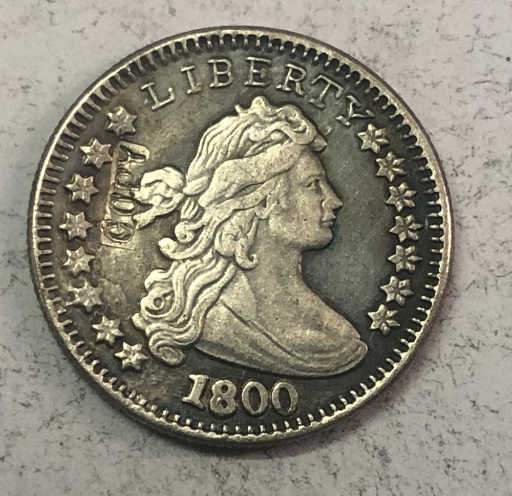 1800 United States 1 Dime 