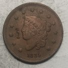 1835 United States Braided Hair Large One Cent Copy Coin