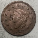 1831 United States Braided Hair Large One Cent Copy Coin 1831 United States Braided Hair Large One Cent Copy Coin