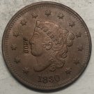 1830 United States Braided Hair Large One Cent Copy Coin 1830 United States Braided Hair Large One Cent Copy Coin