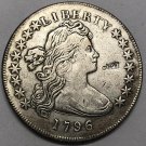 1796 United States Draped Bust One Dollar Plain Eagle Exact Copy Coin 1796 United States Draped Bust One Dollar Plain Eagle Exact Copy Coin