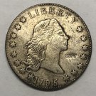 1795 United States Flowing Hair One Dollar Silver Plated Exact Copy Coin