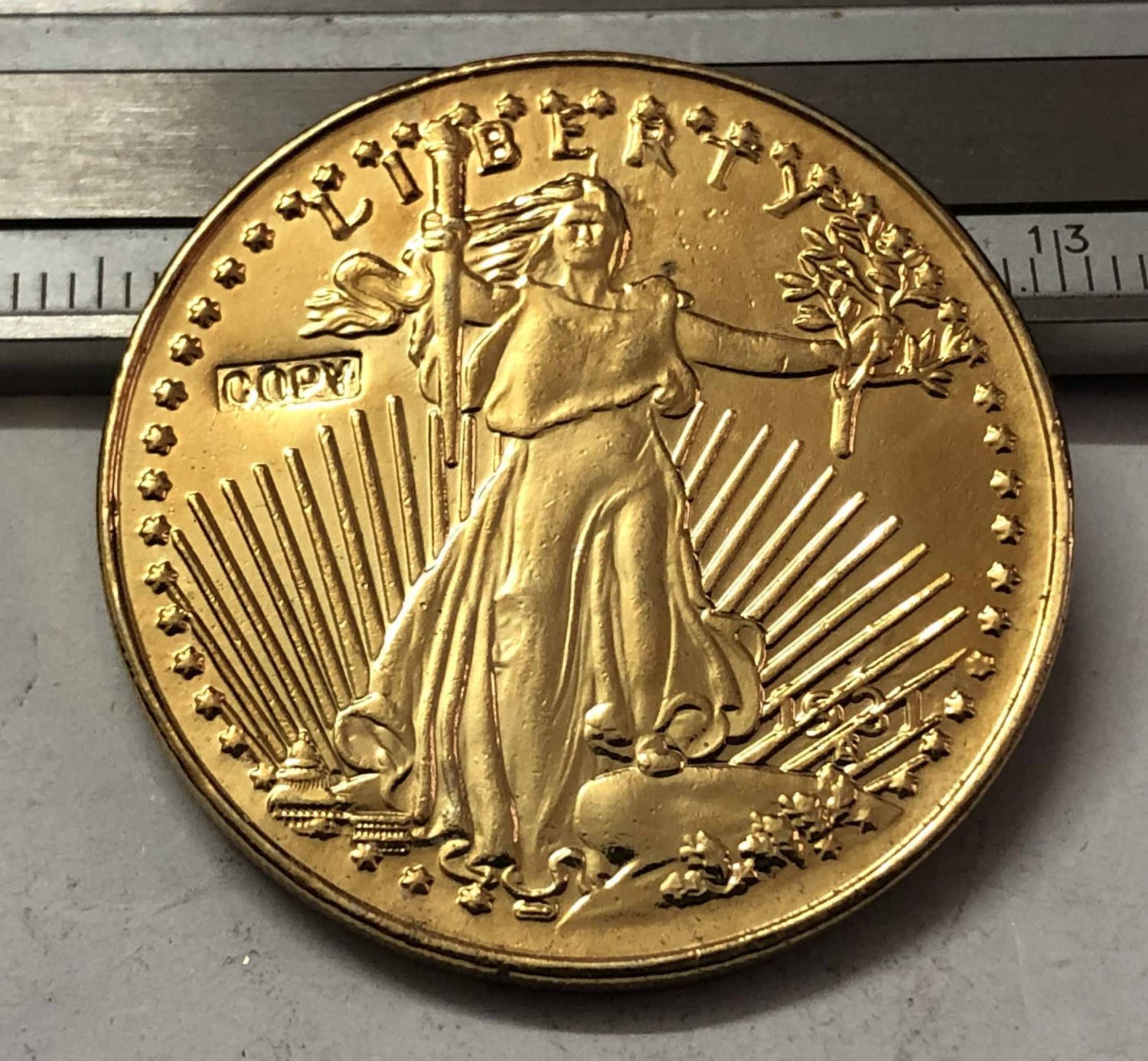 1931 United States Saint Gaudens $20 Twenty Dollars Gold Copy Coin