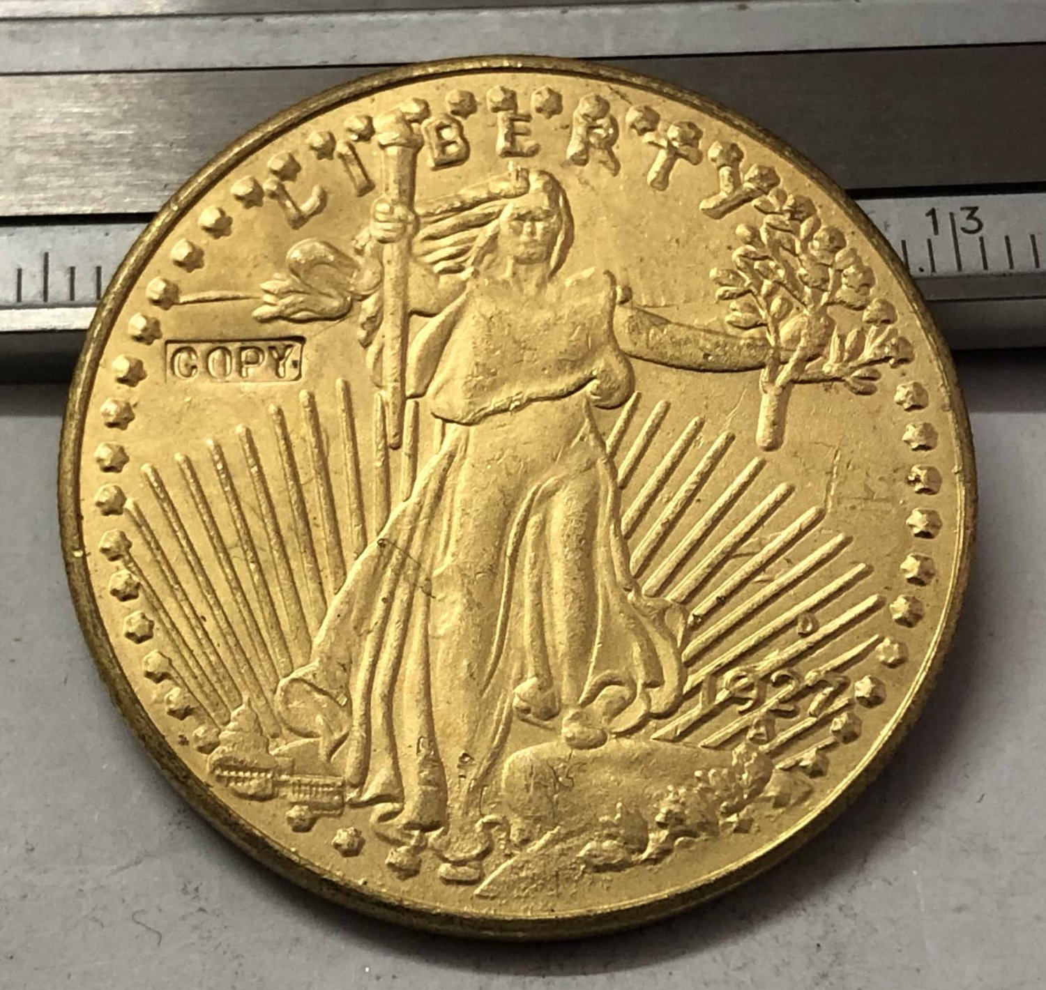 1927 United States Saint Gaudens $20 Twenty Dollars Gold Copy Coin