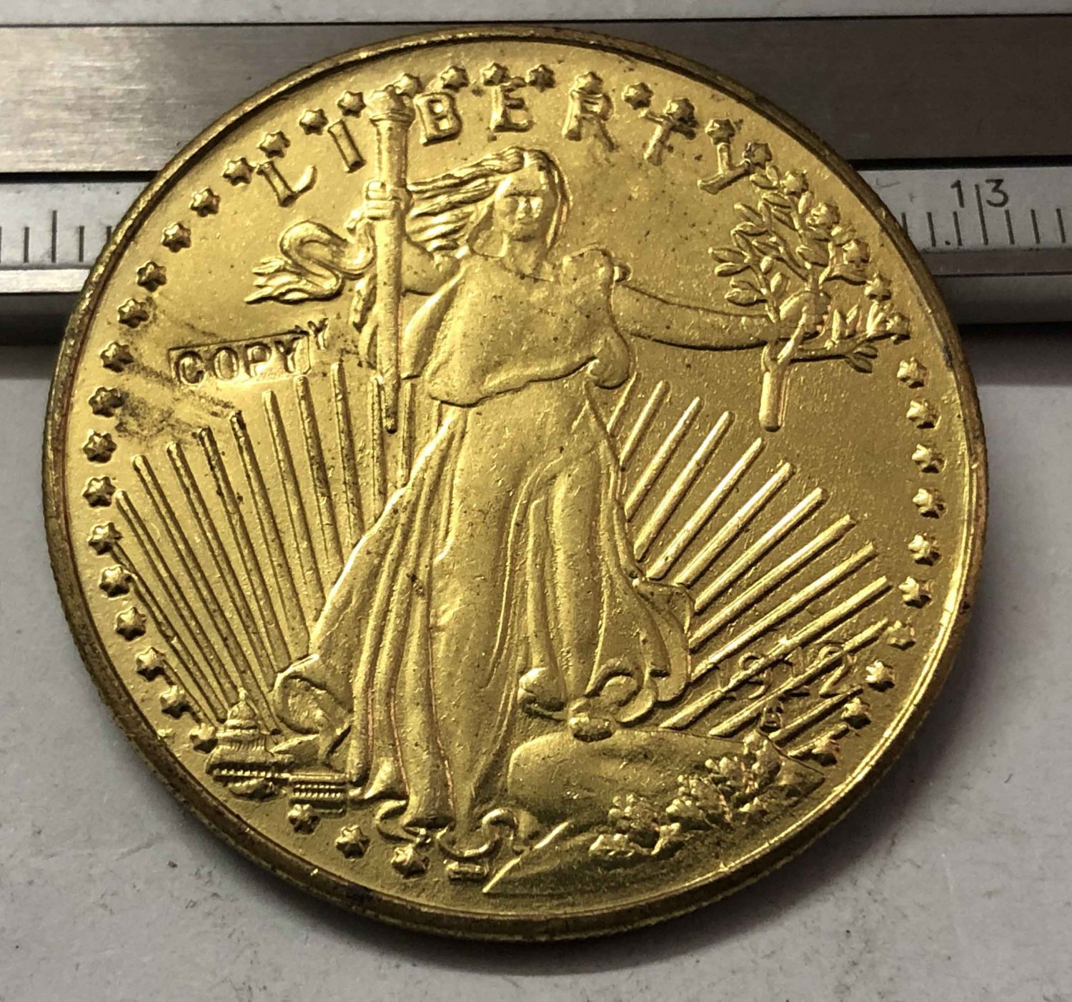 1912 United States Saint Gaudens $20 Twenty Dollars Gold Copy Coin