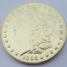 1896 United States Morgan One Dollar Gold Plated Copy Coin 1896 United States Morgan One Dollar Gold Plated Copy Coin