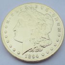 1894 United States Morgan One Dollar Gold Plated Copy Coin 1894 United States Morgan One Dollar Gold Plated Copy Coin