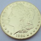 1884-CC United States Morgan One Dollar Gold Plated Copy Coin