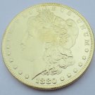 1880-CC United States Morgan One Dollar Gold Plated Copy Coin 1880-CC United States Morgan One Dollar Gold Plated Copy Coin