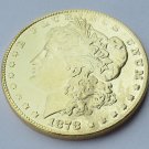 1878-CC United States Morgan One Dollar Gold Plated Copy Coin 1878-CC United States Morgan One Dollar Gold Plated Copy Coin