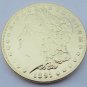 1891-CC United States Morgan One Dollar Gold Plated Copy Coin