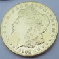 1921 United States Morgan One Dollar Gold Plated Copy Coin