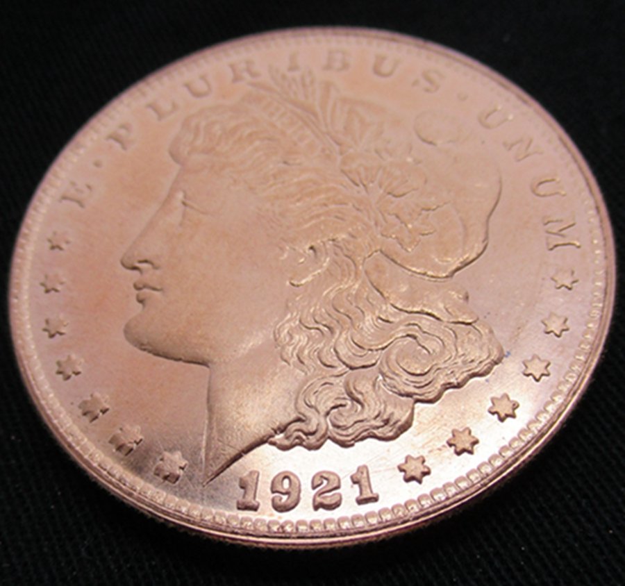 1921-S United States Morgan One Dollar Copper Copy Coin