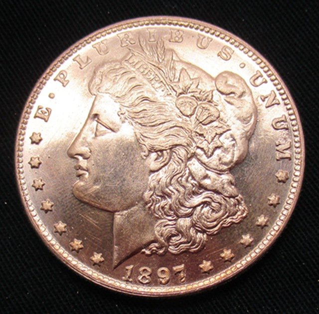 1897-O United States Morgan One Dollar Copper Copy Coin