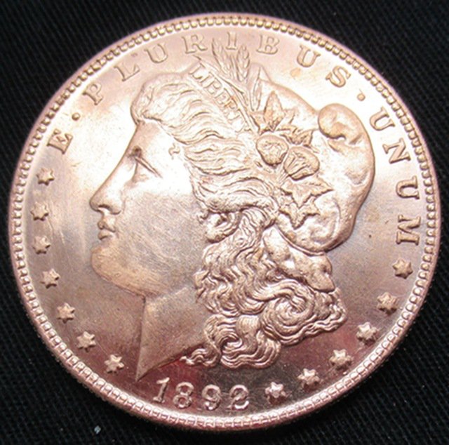 1892-CC United States Morgan One Dollar Copper Copy Coin