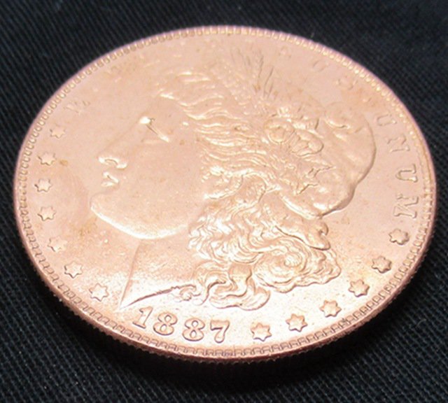 1887-O United States Morgan One Dollar Copper Copy Coin