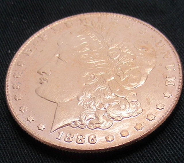 1886-O United States Morgan One Dollar Copper Copy Coin