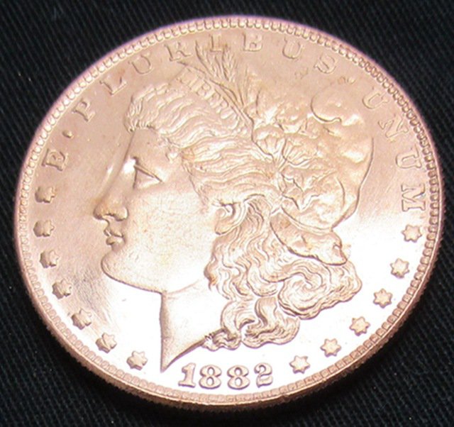 1882-O United States Morgan One Dollar Copper Copy Coin