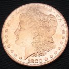 1880-O United States Morgan One Dollar Copper Copy Coin 1880-O United States Morgan One Dollar Copper Copy Coin
