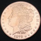 1878-CC United States Morgan One Dollar Copper Copy Coin