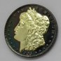 1903 United States Black Ruthenium Morgan Dollar 2 Sided Gold Plated Copy Coin