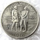 US 1936 Daniel Boone Bicentennial Half Dollar Copy Coins  For Collection
