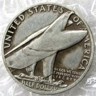 US 1936 Bridgeport Connecticut Silver Plated Half Dollar Copy Coins For Collection US 1936 Bridgeport Connecticut Silver Plated Half Dollar Copy Coins For Collection