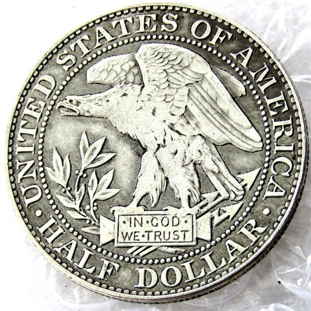American Coins 1877 Morgan Half Dollar Silver-Plated Copy Coins  For Collection