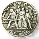 US 1936 Elgin Commemorative Half Dollar Silver Plated Copy Coins  For Collection